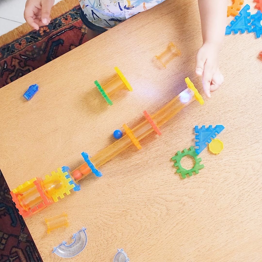 Pipeline Rolling Marble Run Set (78 PCS)