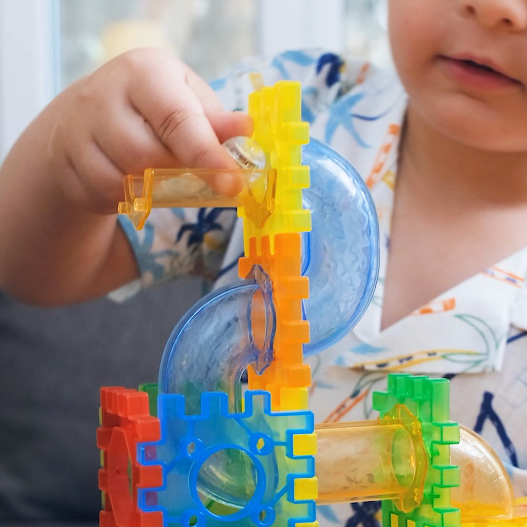 Pipeline Rolling Marble Run Set (78 PCS)